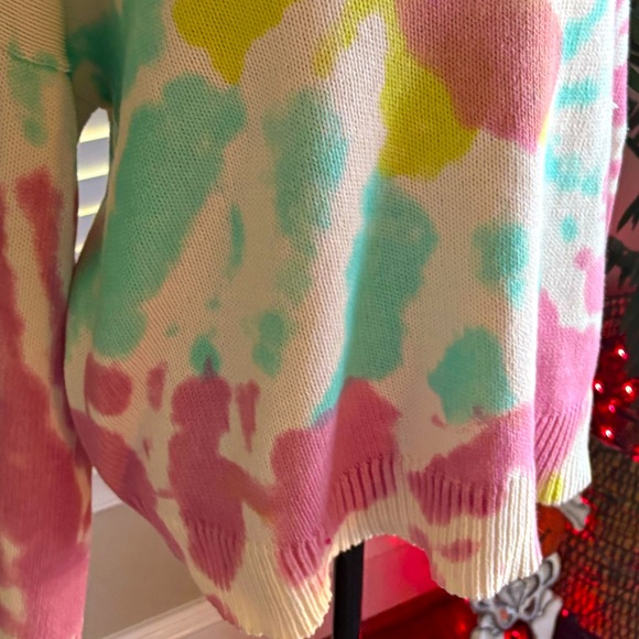 Lisa Todd Tie Dye Sweater- just like new❤️ xl cotton blend🩷 - Picture 11 of 16
